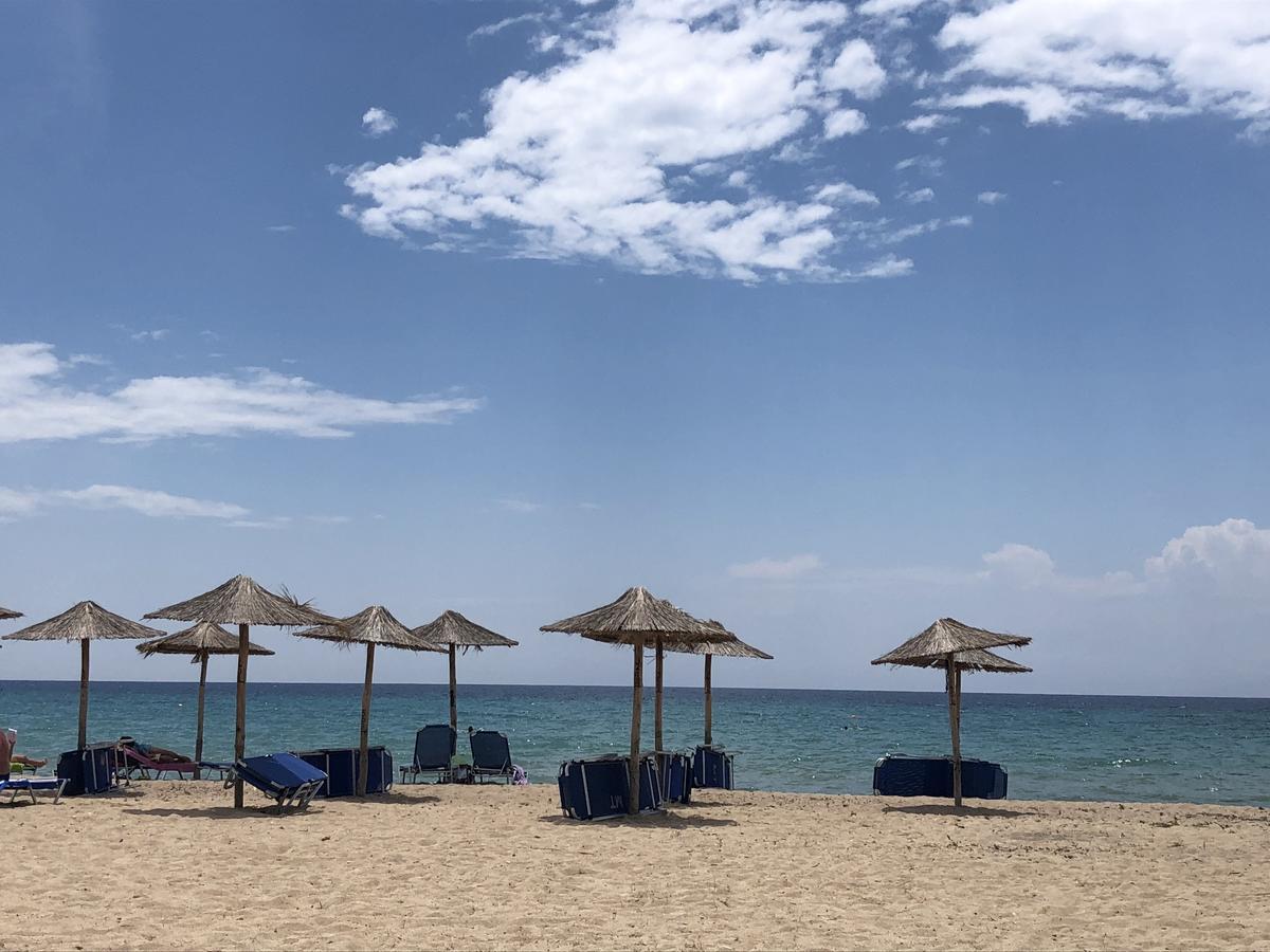 Am Beach House Nea Moudania Luaran gambar
