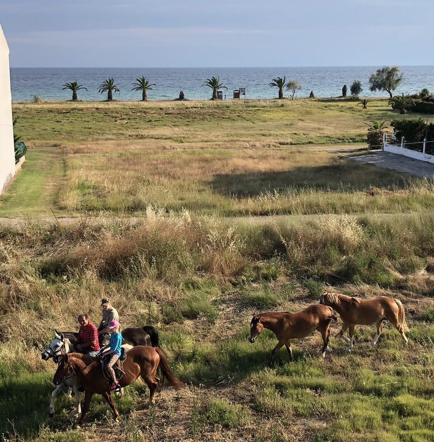 Am Beach House Nea Moudania Luaran gambar
